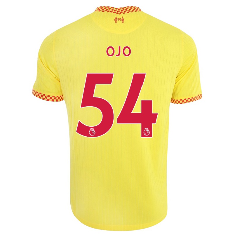 Damen Fußball Sheyi Ojo #54 Gelb Ausweichtrikot Trikot 2021/22 T-shirt
