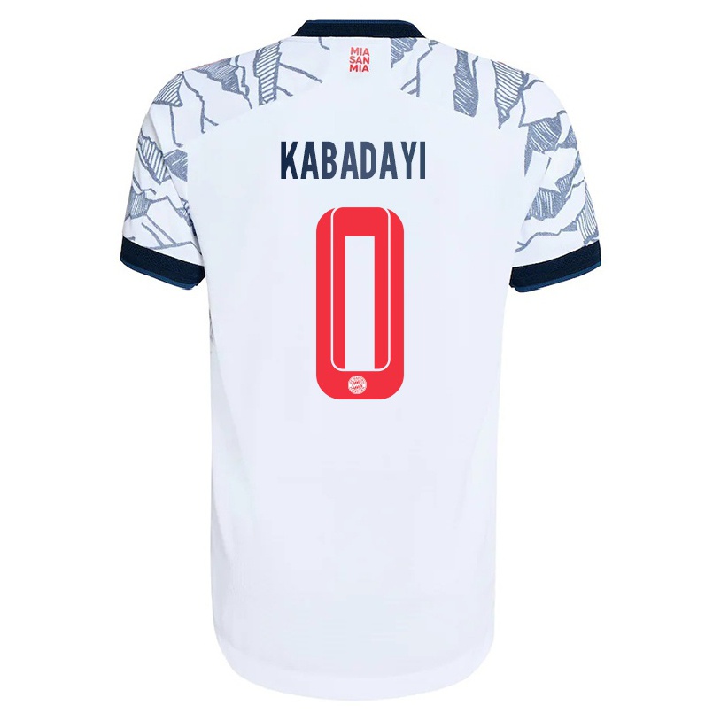 Damen Fußball Yusuf Kabadayi #0 Grau Weiß Ausweichtrikot Trikot 2021/22 T-shirt