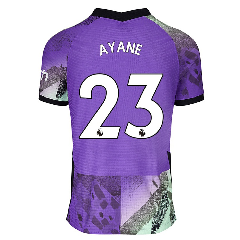 Damen Fußball Rosella Ayane #23 Violett Ausweichtrikot Trikot 2021/22 T-shirt