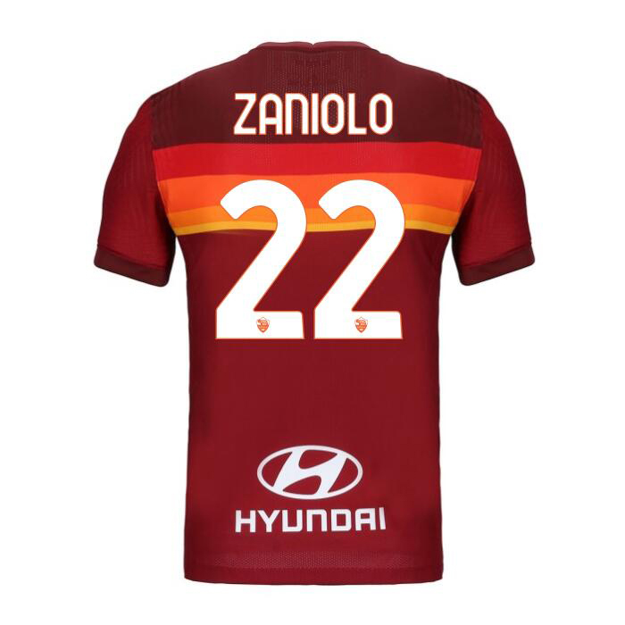Damen Fußball Nicolo Zaniolo #22 Heimtrikot Rot Trikot 2020/21 Hemd