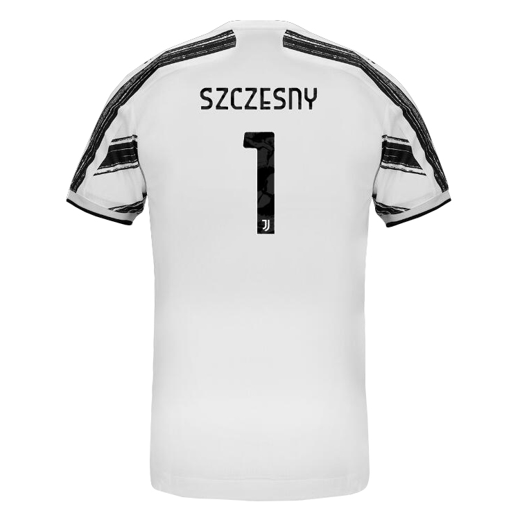 Damen Fußball Wojciech Szczesny #1 Heimtrikot Weiß Trikot 2020/21 Hemd