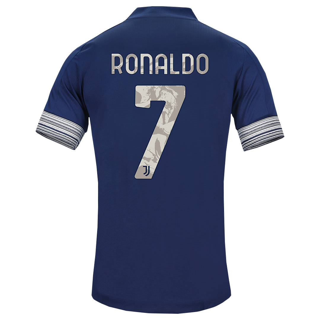 Damen Fußball Cristiano Ronaldo #7 Auswärtstrikot Dunkelheit Trikot 2020/21 Hemd