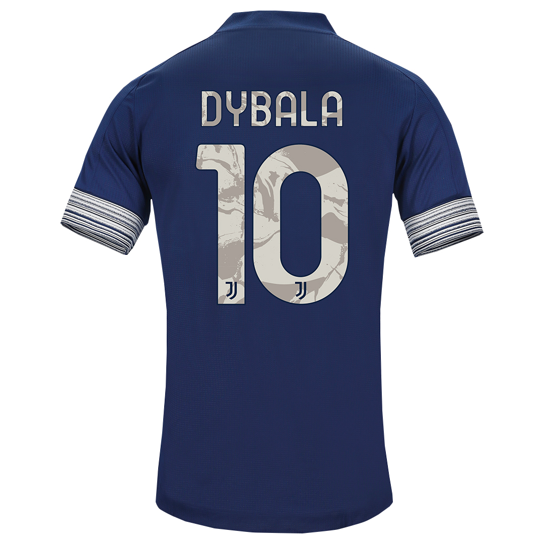 Damen Fußball Paulo Dybala #10 Auswärtstrikot Dunkelheit Trikot 2020/21 Hemd