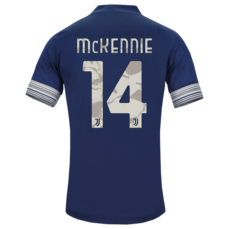 Damen Fußball Weston McKennie #14 Auswärtstrikot Dunkelheit Trikot 2020/21 Hemd