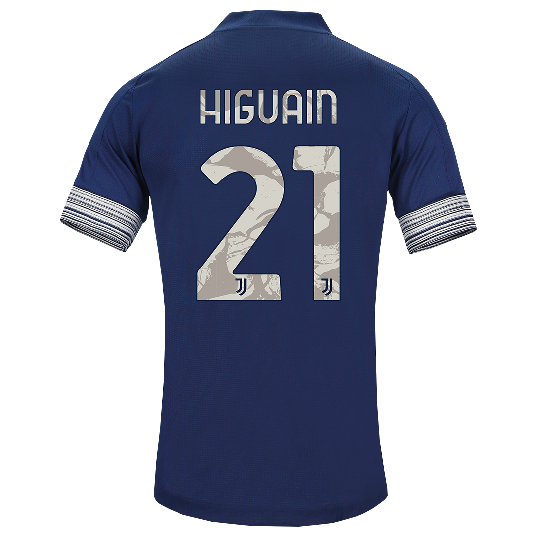 Damen Fußball Gonzalo Higuain #21 Auswärtstrikot Dunkelheit Trikot 2020/21 Hemd