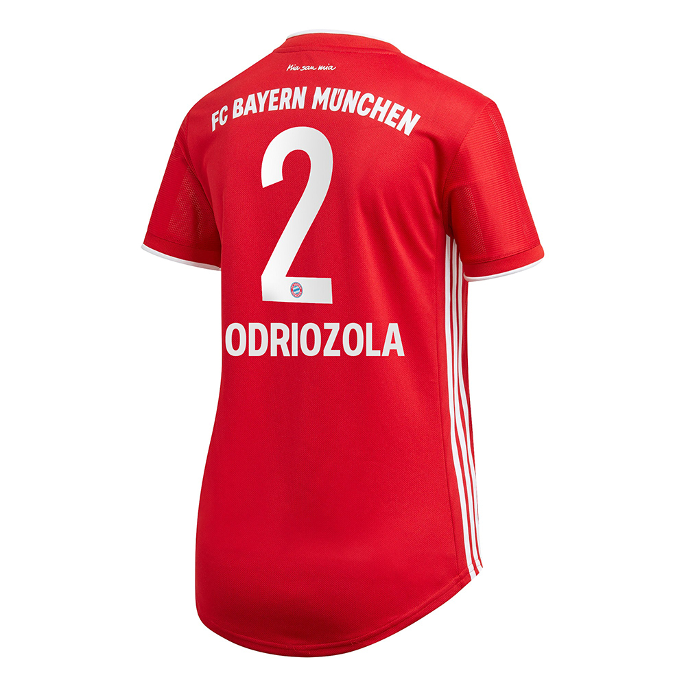 Damen Fußball Alvaro Odriozola #2 Heimtrikot Rot Trikot 2020/21 Hemd