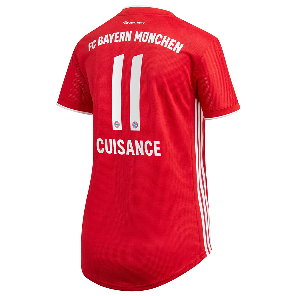 Damen Fußball Michael Cuisance #11 Heimtrikot Rot Trikot 2020/21 Hemd