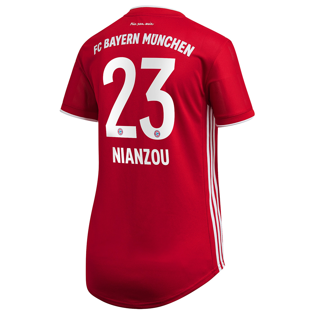 Damen Fußball Tanguy Nianzou #23 Heimtrikot Rot Trikot 2020/21 Hemd