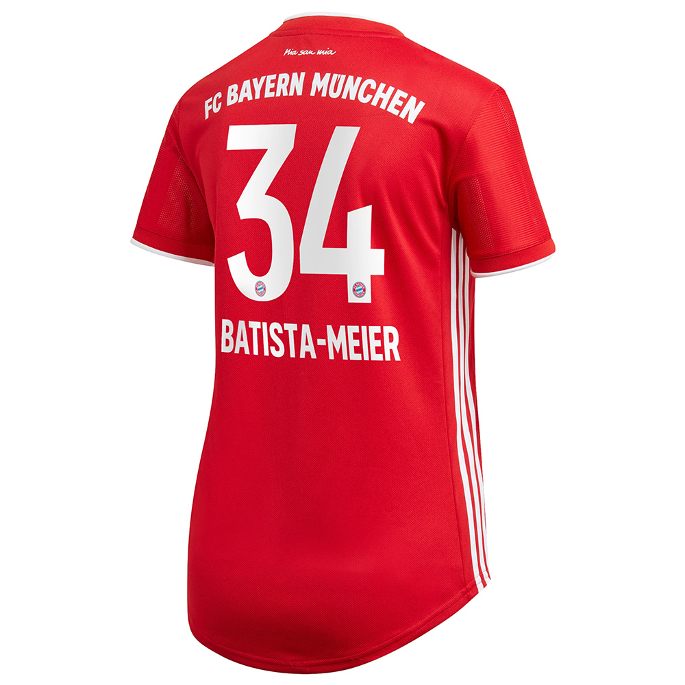 Damen Fußball Oliver Batista Meier #34 Heimtrikot Rot Trikot 2020/21 Hemd