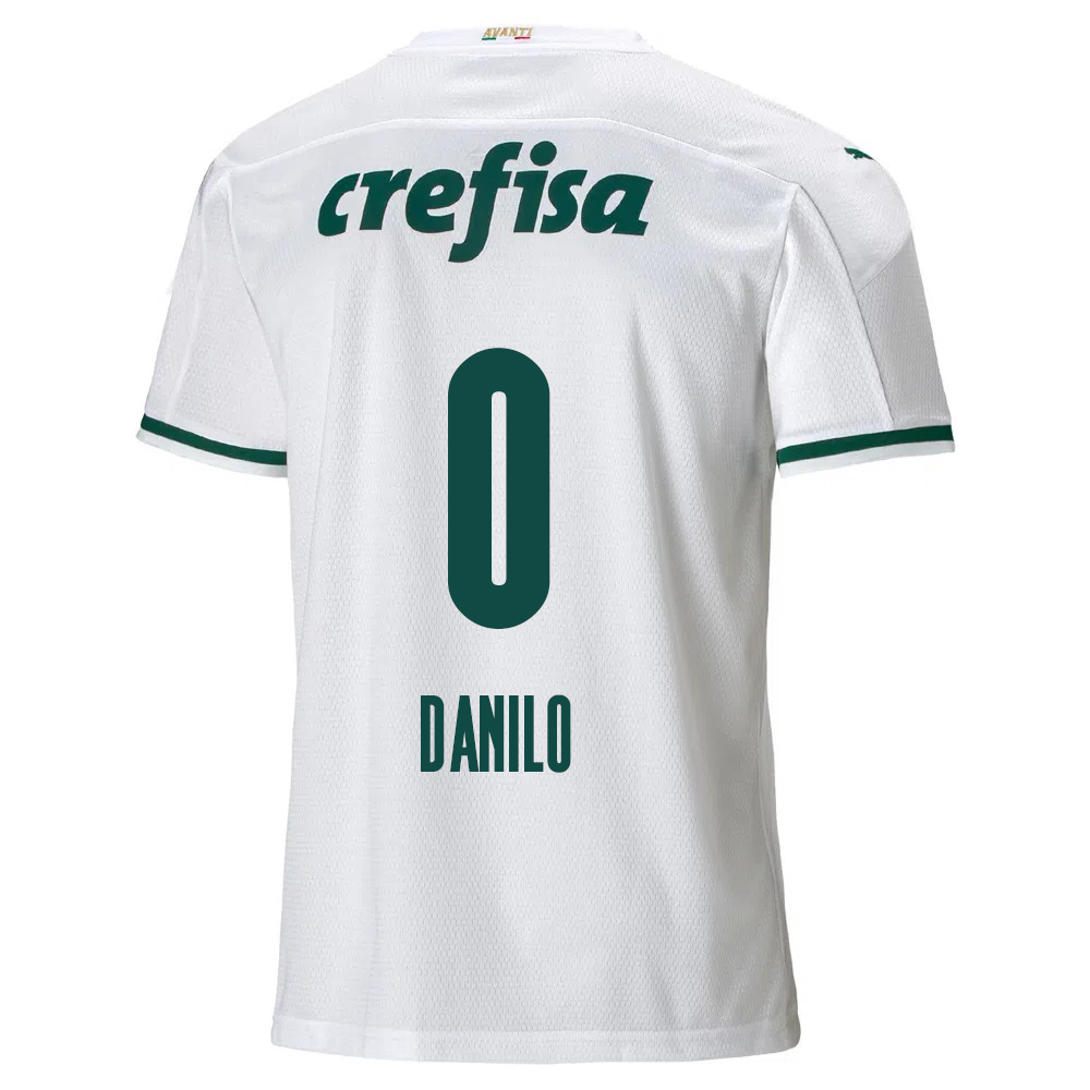 Damen Fußball Danilo #0 Auswärtstrikot Weiß Trikot 2020/21 Hemd