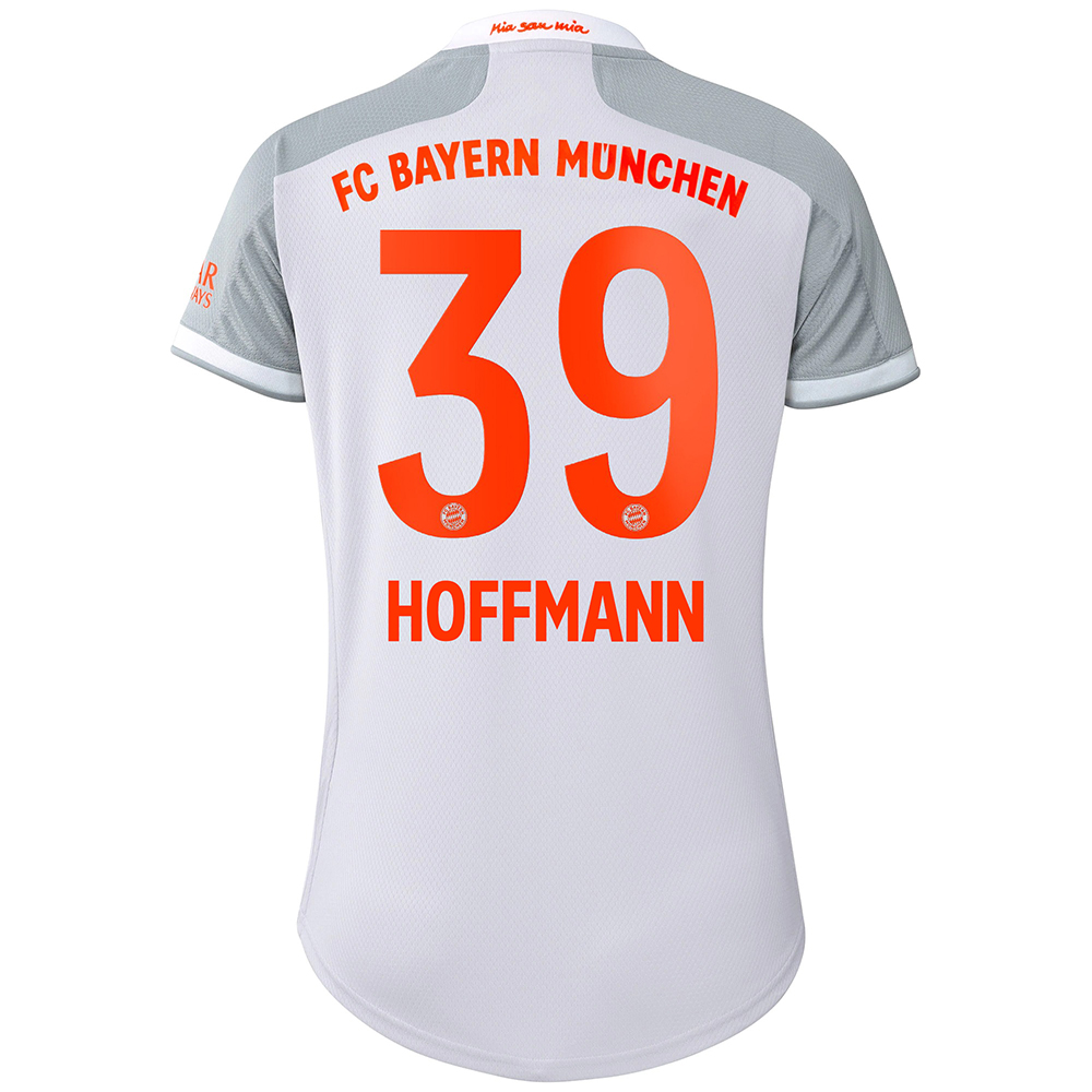 Damen Fußball Ron-Thorben Hoffmann #39 Auswärtstrikot Grau Trikot 2020/21 Hemd