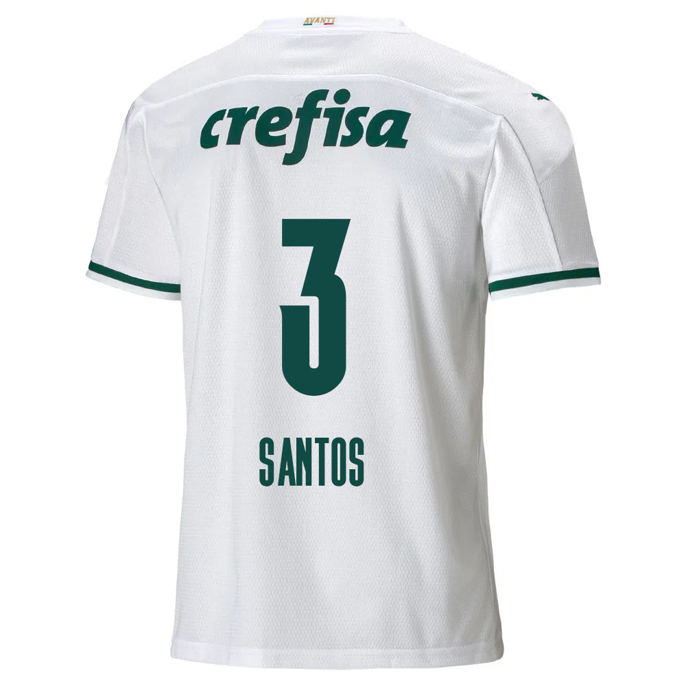 Damen Fußball Emerson Santos #3 Auswärtstrikot Weiß Trikot 2020/21 Hemd