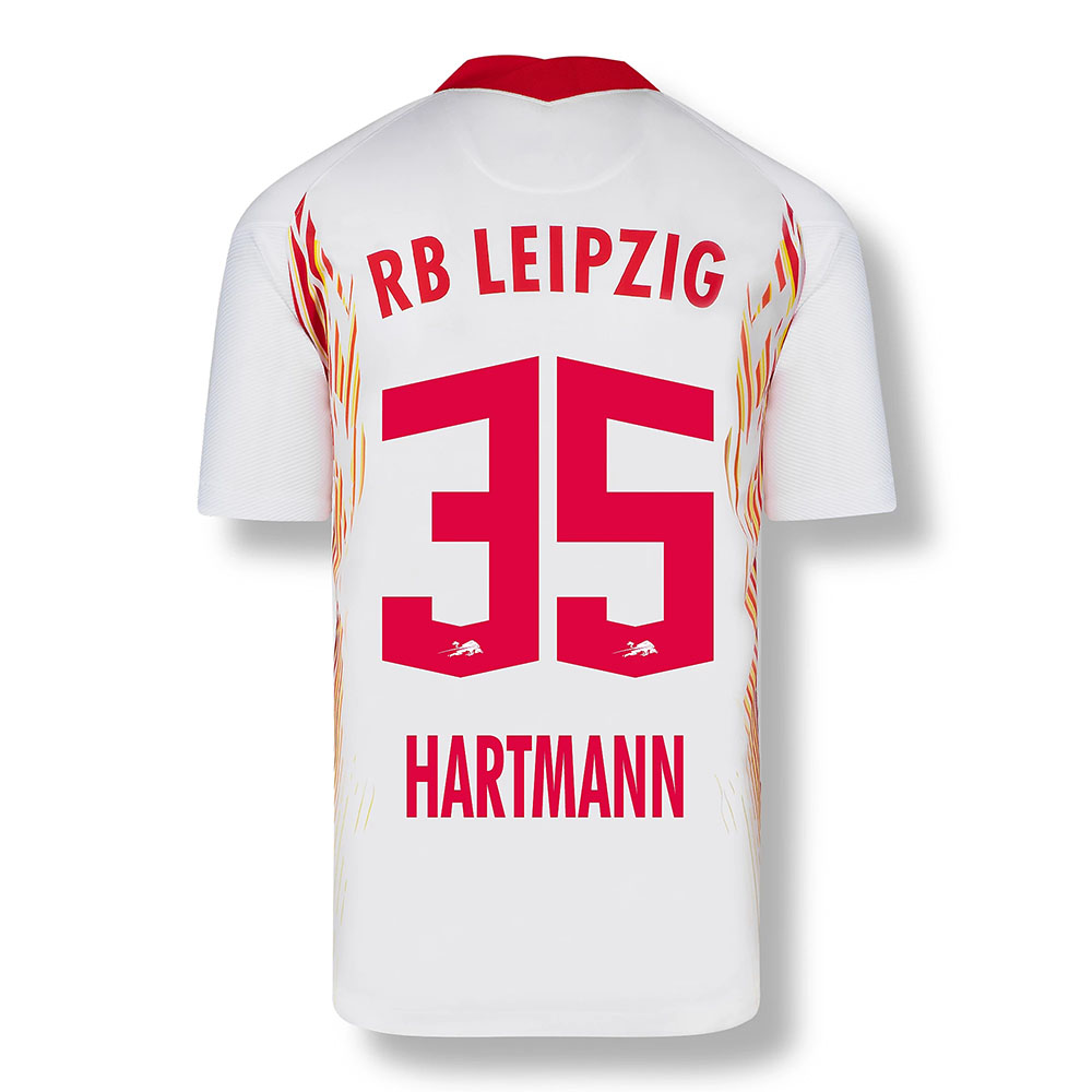 Damen Fußball Fabrice Hartmann #35 Heimtrikot Rot-Weiss Trikot 2020/21 Hemd