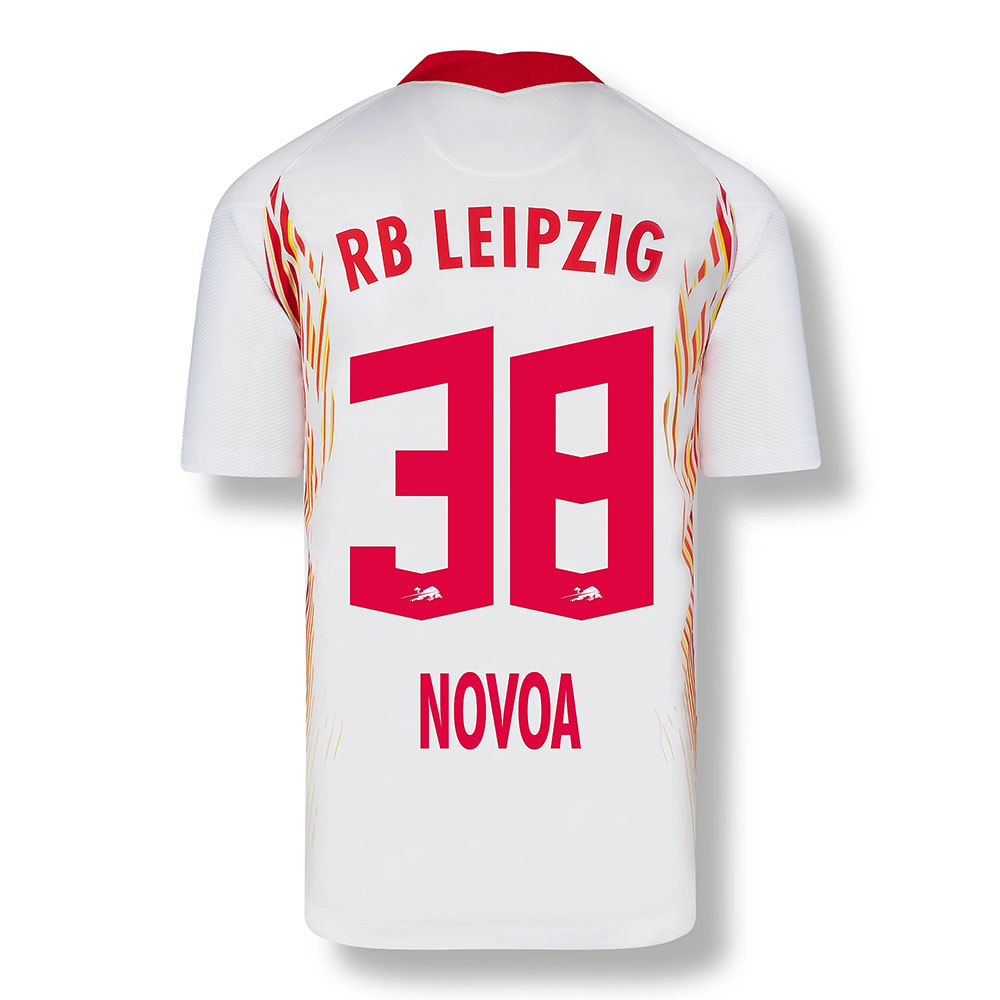 Damen Fußball Hugo Novoa #38 Heimtrikot Rot-Weiss Trikot 2020/21 Hemd