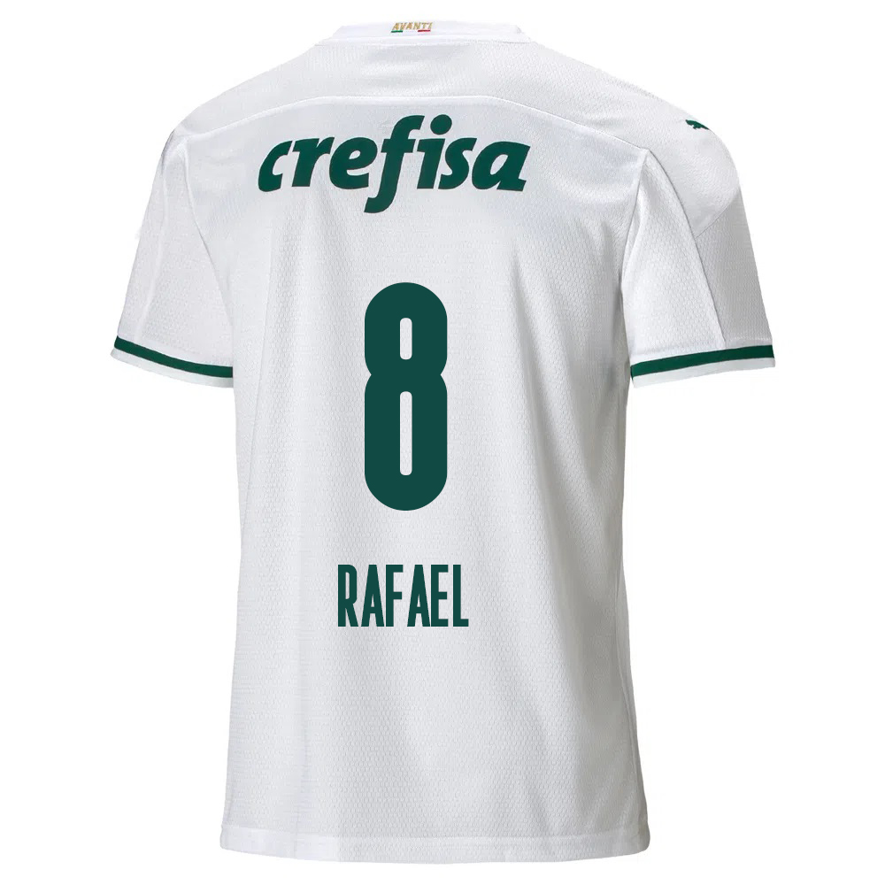Damen Fußball Ze Rafael #8 Auswärtstrikot Weiß Trikot 2020/21 Hemd