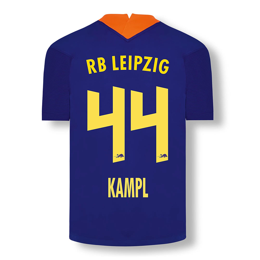 Damen Fußball Kevin Kampl #44 Ausweichtrikot Elektrisches Blau Trikot 2020/21 Hemd