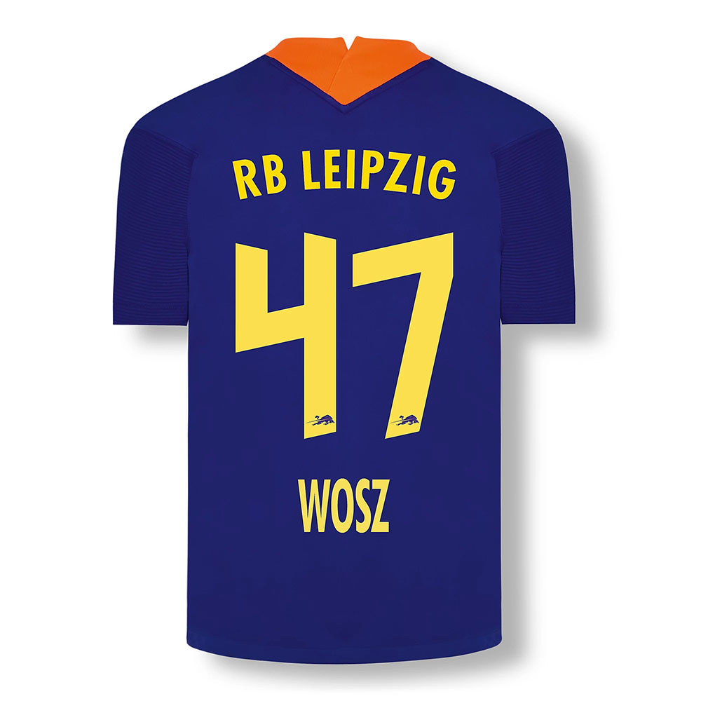 Damen Fußball Joscha Wosz #47 Ausweichtrikot Elektrisches Blau Trikot 2020/21 Hemd