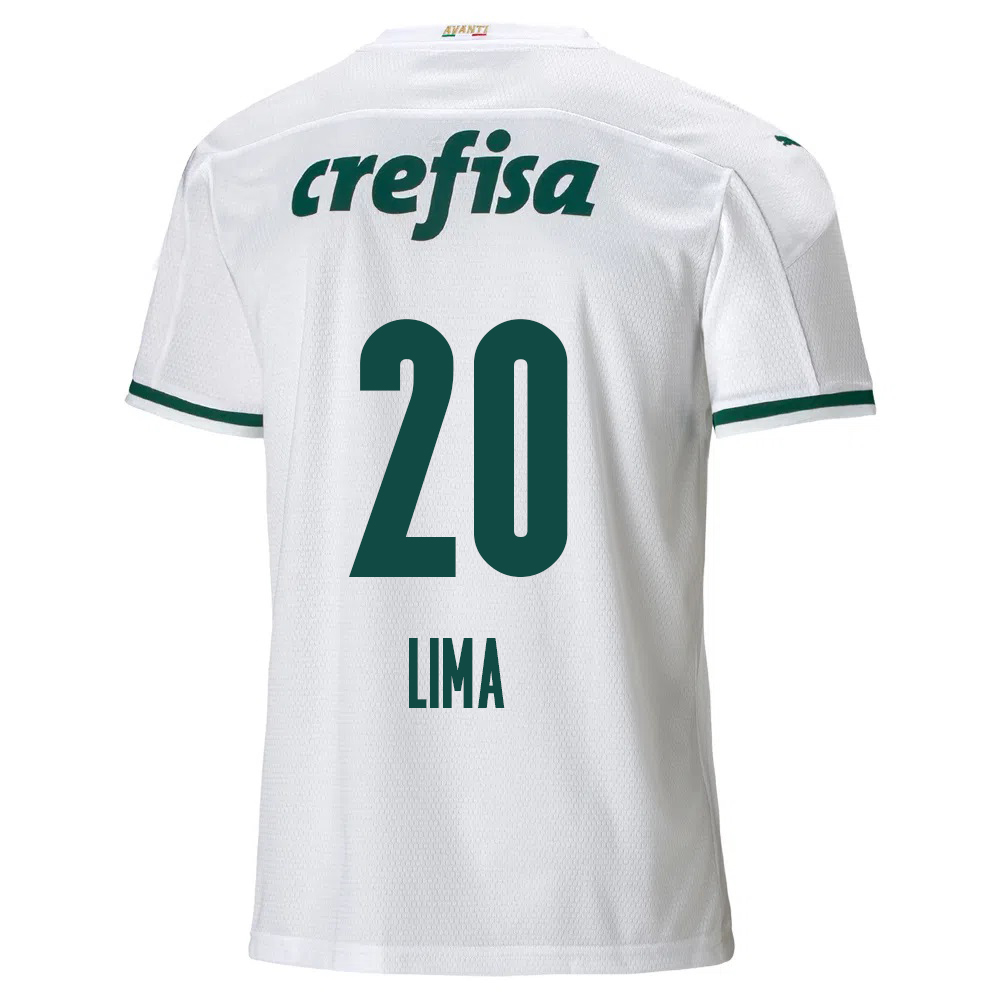 Damen Fußball Lucas Lima #20 Auswärtstrikot Weiß Trikot 2020/21 Hemd