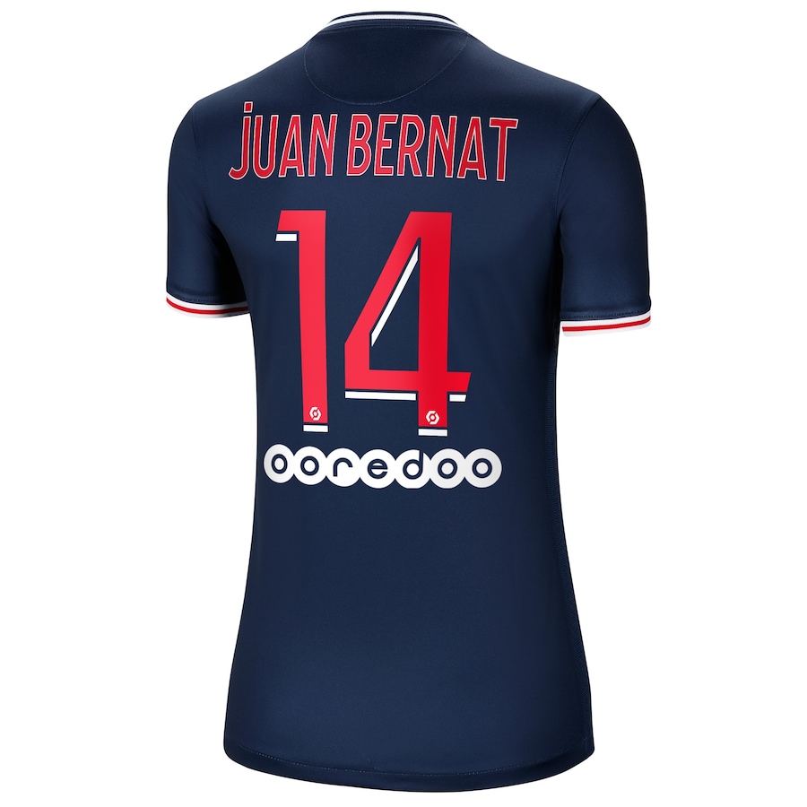 Damen Fußball Juan Bernat #14 Heimtrikot Dunkelheit Trikot 2020/21 Hemd