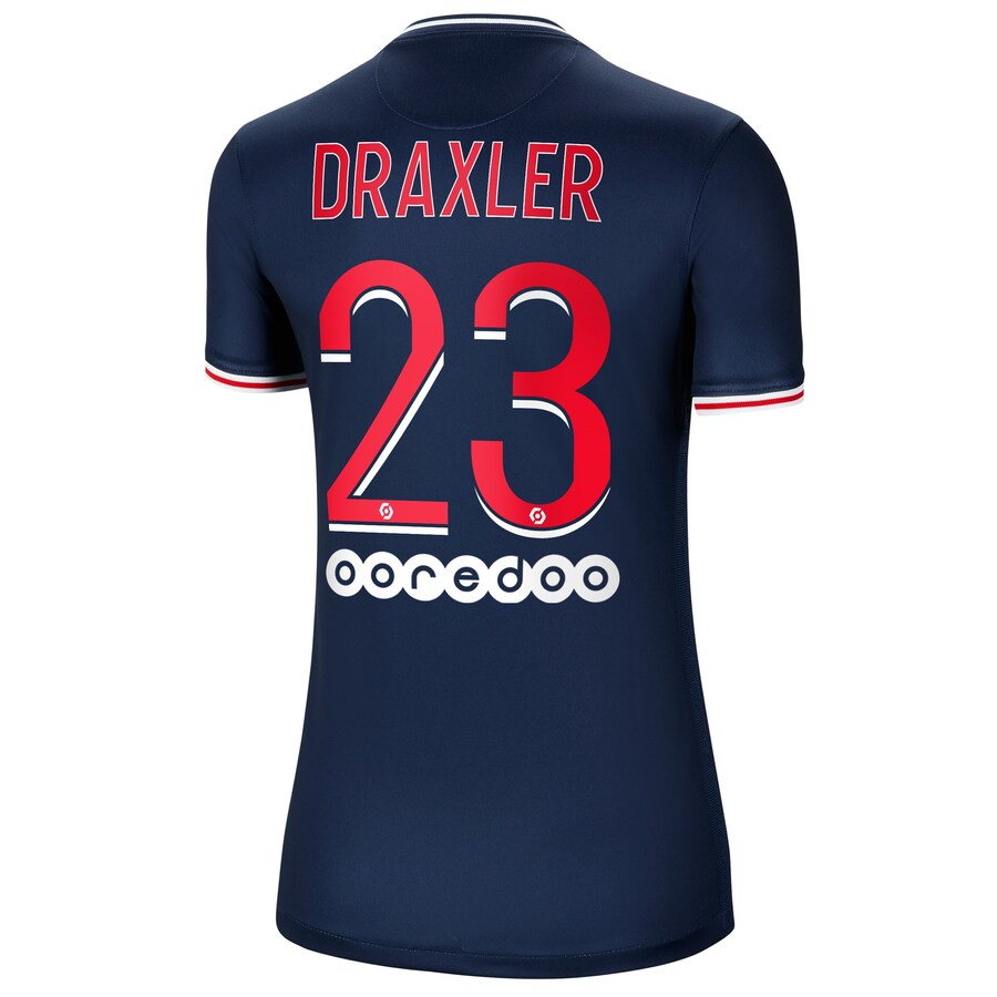 Damen Fußball Julian Draxler #23 Heimtrikot Dunkelheit Trikot 2020/21 Hemd