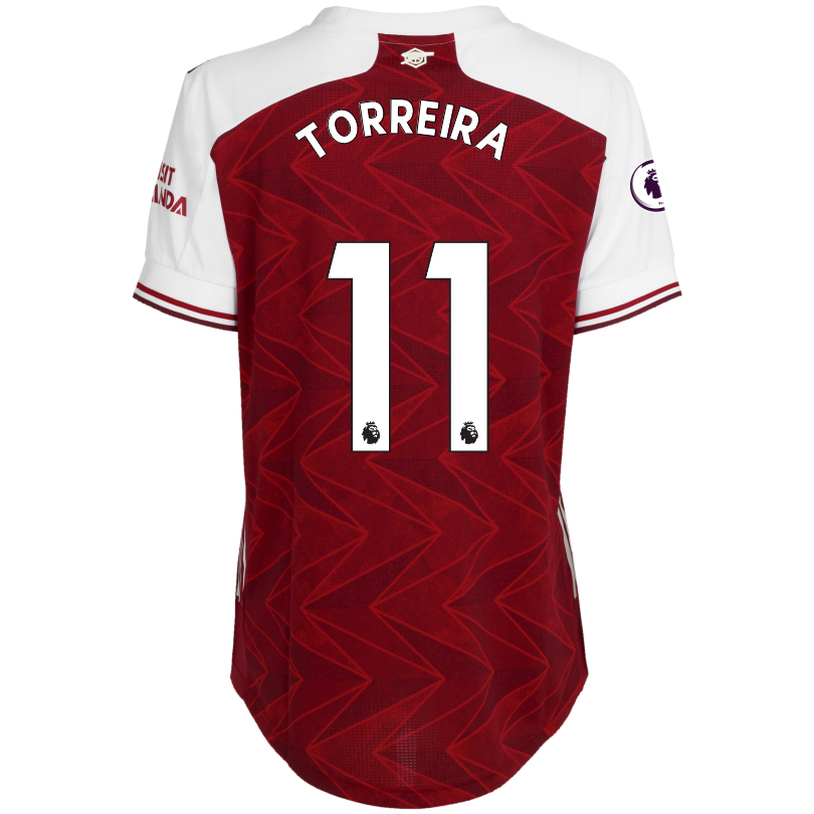 Damen Fußball Lucas Torreira #11 Heimtrikot Rot Trikot 2020/21 Hemd