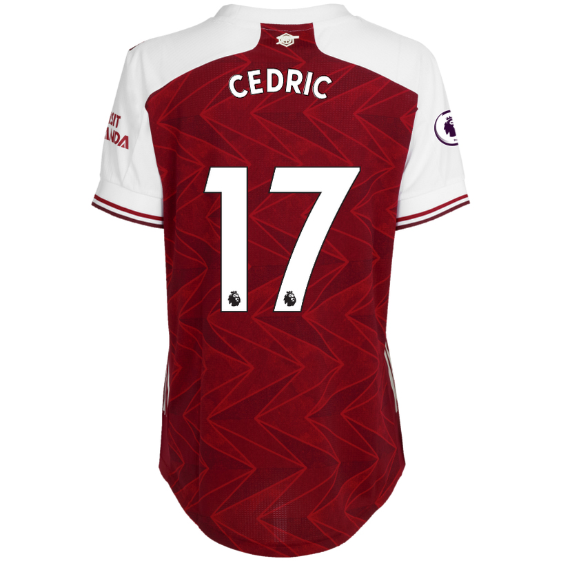 Damen Fußball Cedric Soares #17 Heimtrikot Rot Trikot 2020/21 Hemd