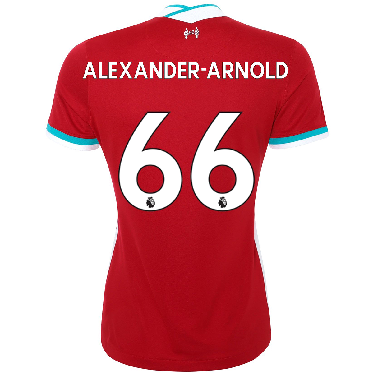 Damen Fußball Trent Alexander-arnold #66 Heimtrikot Rot Trikot 2020/21 Hemd