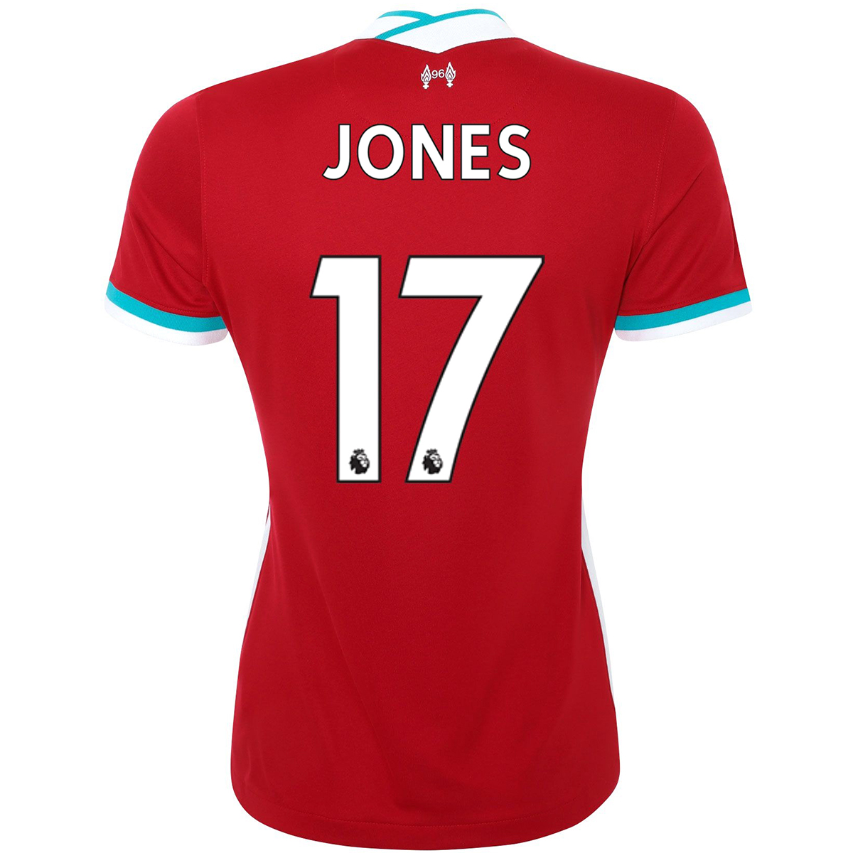 Damen Fußball Curtis Jones #17 Heimtrikot Rot Trikot 2020/21 Hemd