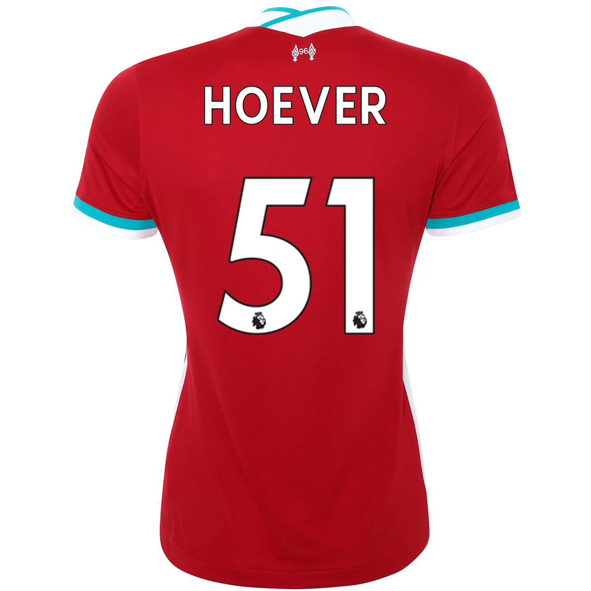 Damen Fußball Ki-Jana Hoever #51 Heimtrikot Rot Trikot 2020/21 Hemd