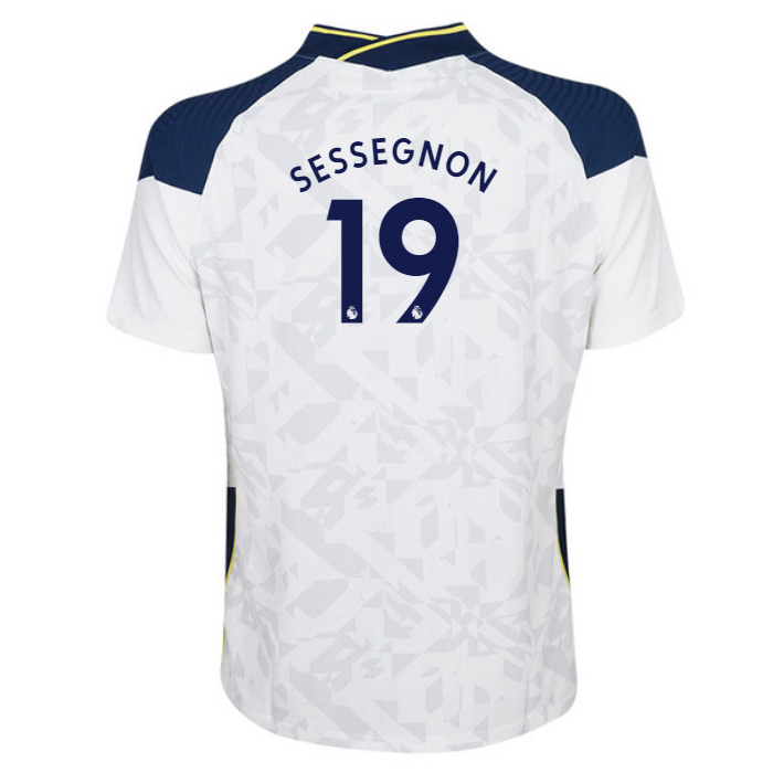 Damen Fußball Ryan Sessegnon #19 Heimtrikot Weiß Trikot 2020/21 Hemd