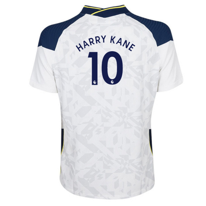 Damen Fußball Harry Kane #10 Heimtrikot Weiß Trikot 2020/21 Hemd