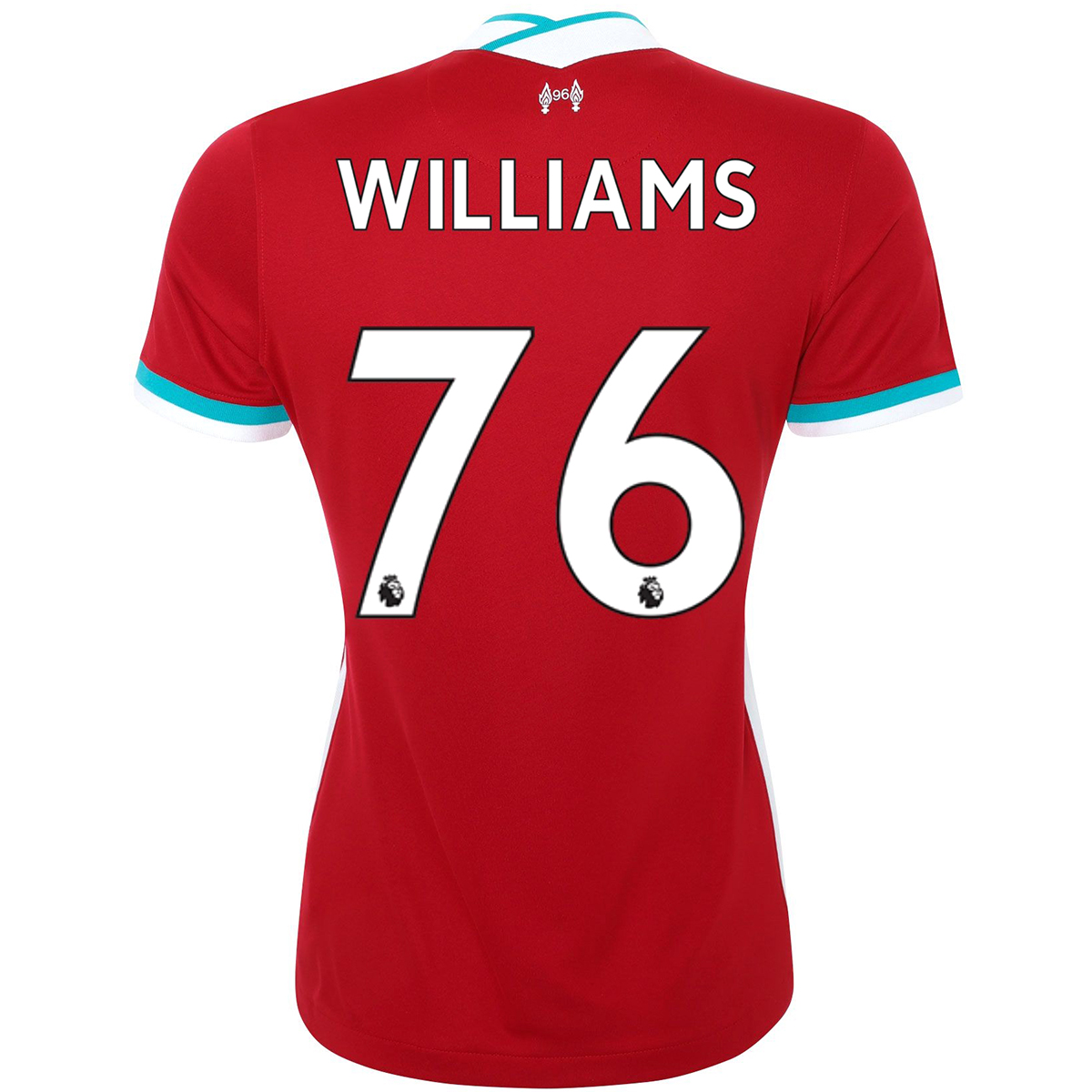 Damen Fußball Neco Williams #76 Heimtrikot Rot Trikot 2020/21 Hemd