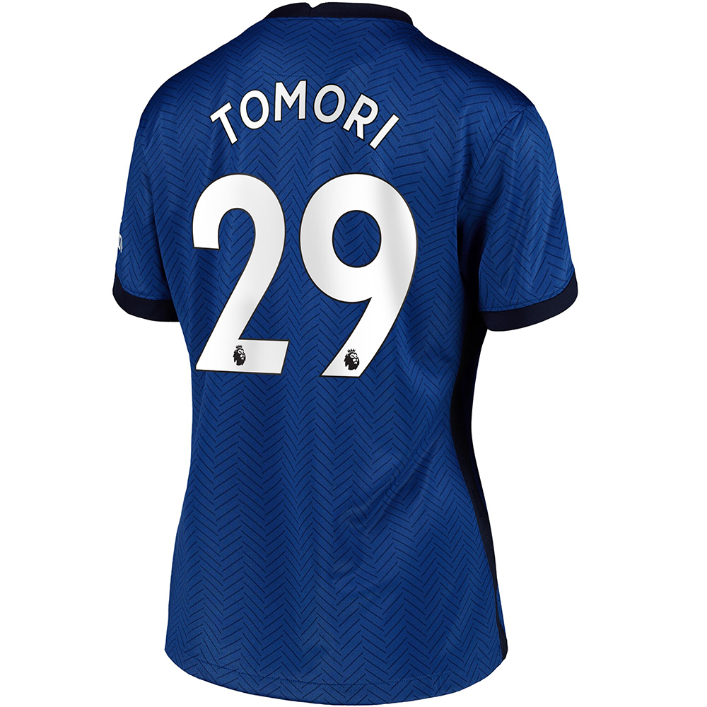 Damen Fußball Fikayo Tomori #29 Heimtrikot Blau Trikot 2020/21 Hemd
