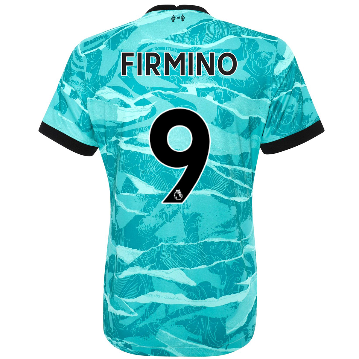 Damen Fußball Roberto Firmino #9 Auswärtstrikot Blau Trikot 2020/21 Hemd