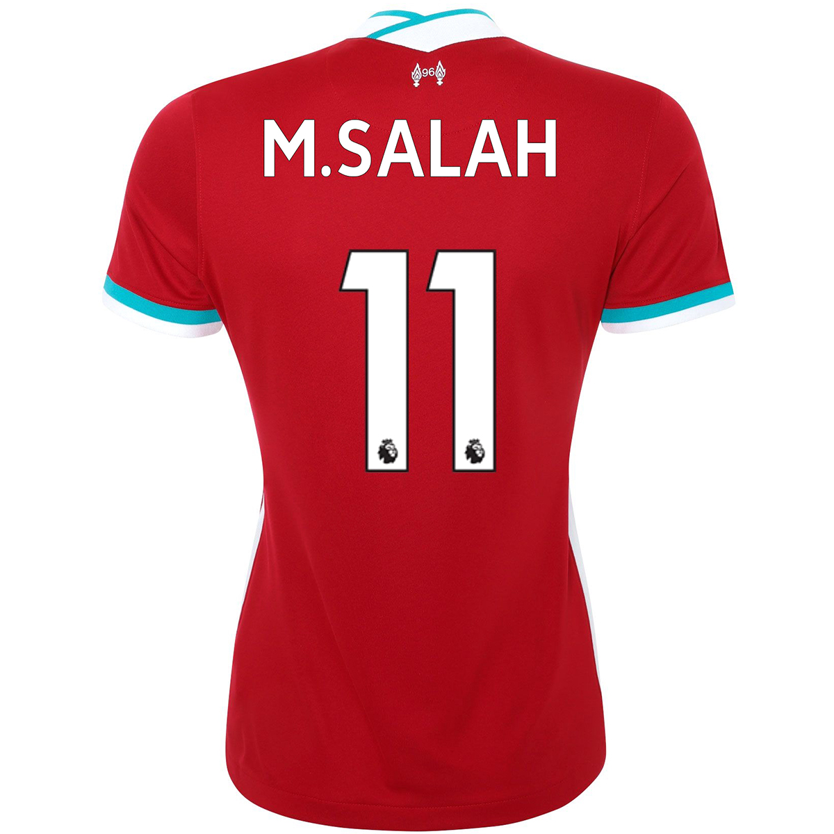 Damen Fußball Mohamed Salah #11 Heimtrikot Rot Trikot 2020/21 Hemd
