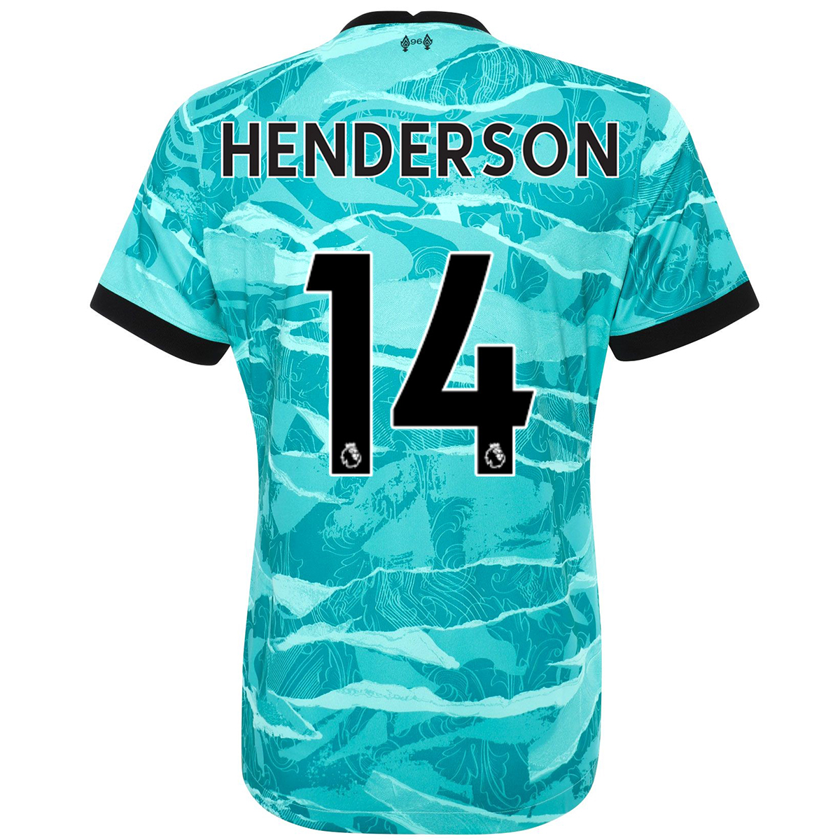 Damen Fußball Jordan Henderson #14 Auswärtstrikot Blau Trikot 2020/21 Hemd