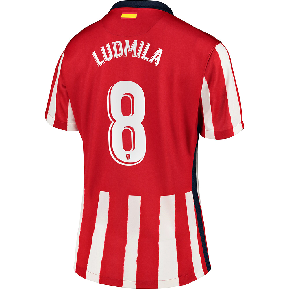 Damen Fußball Ludmila da Silva #8 Heimtrikot Rot Trikot 2020/21 Hemd