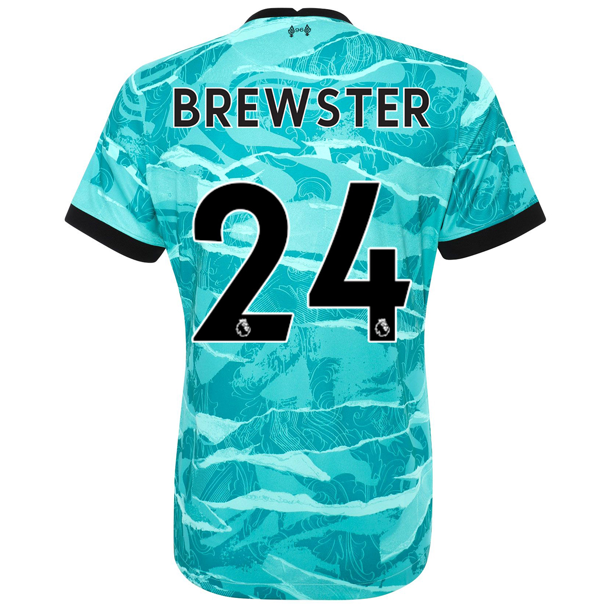 Damen Fußball Rhian Brewster #24 Auswärtstrikot Blau Trikot 2020/21 Hemd