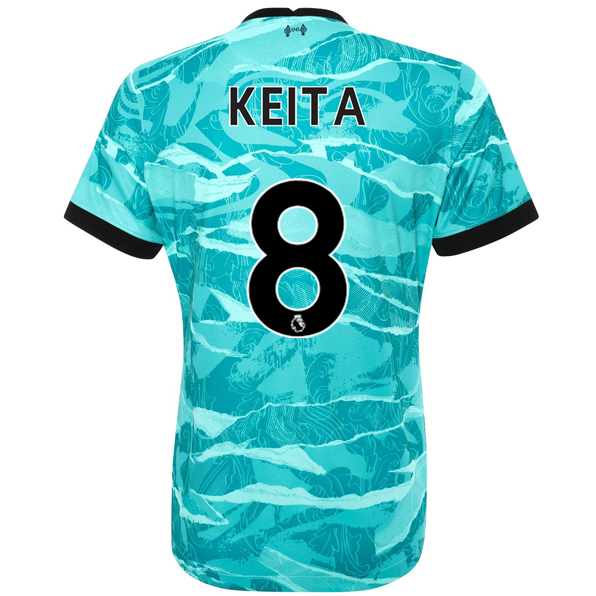 Damen Fußball Naby Keita #8 Auswärtstrikot Blau Trikot 2020/21 Hemd