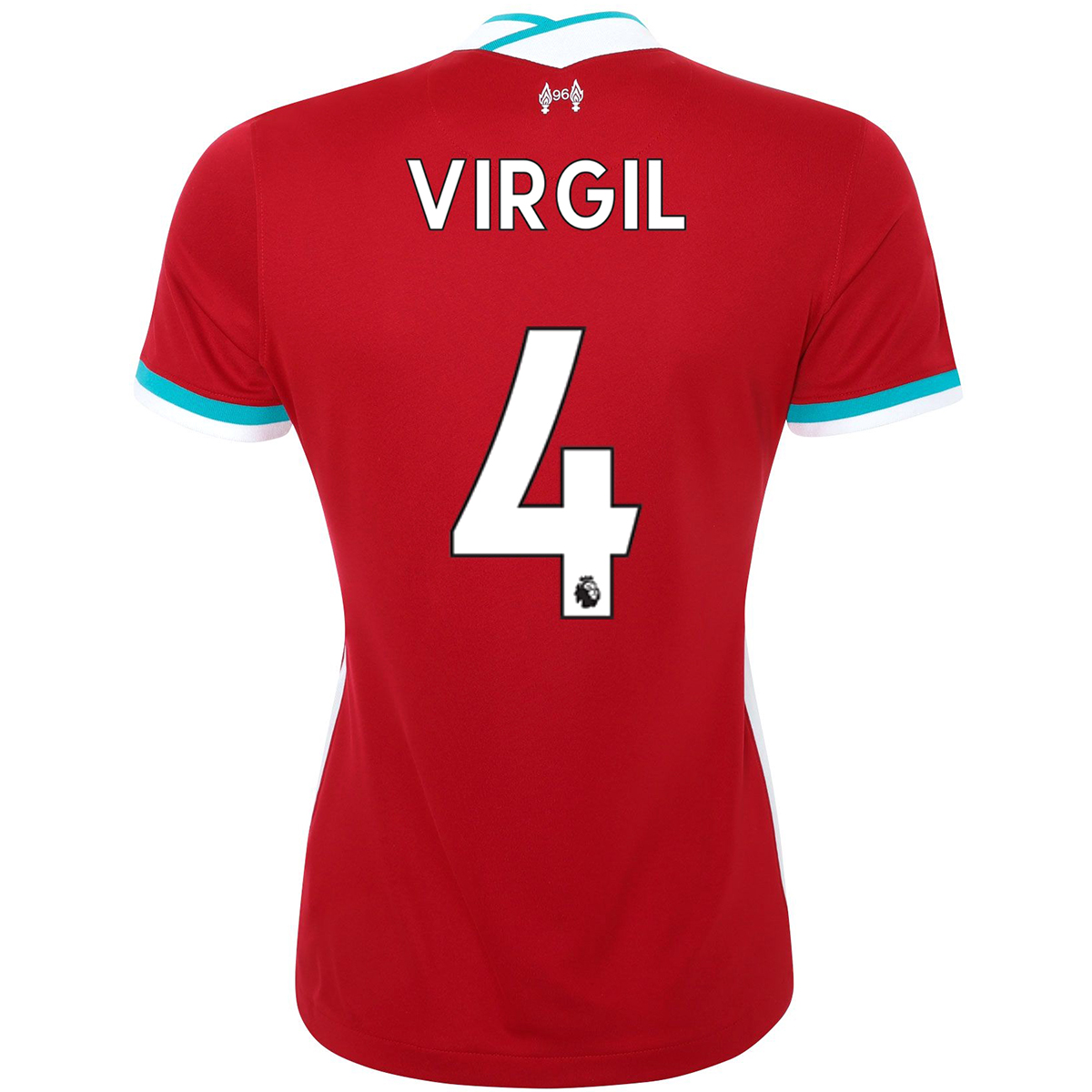 Damen Fußball Virgil Van Dijk #4 Heimtrikot Rot Trikot 2020/21 Hemd