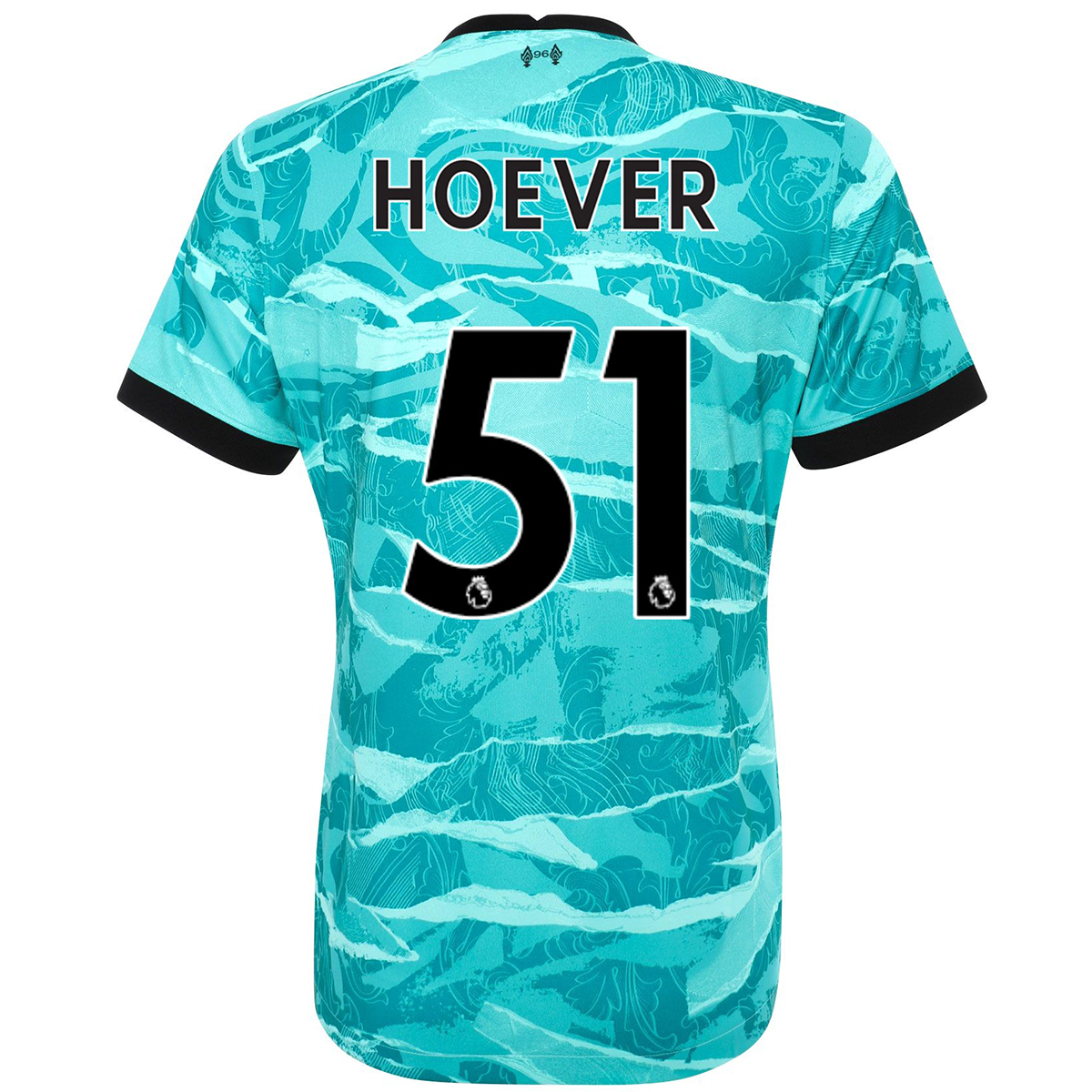 Damen Fußball Ki-Jana Hoever #51 Auswärtstrikot Blau Trikot 2020/21 Hemd