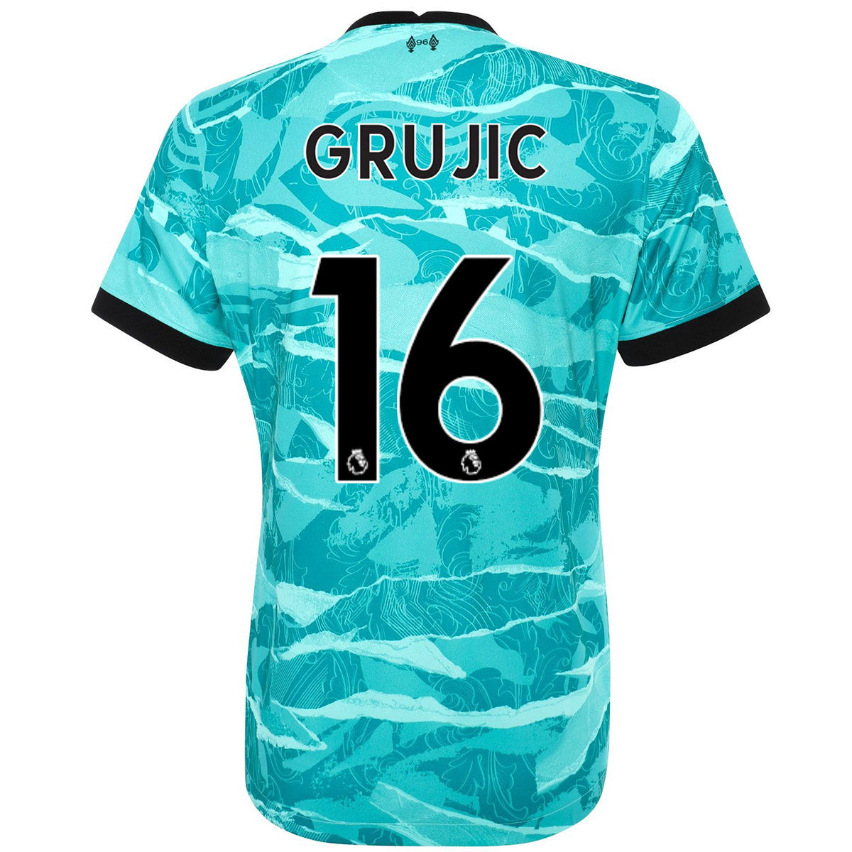Damen Fußball Marko Grujic #16 Auswärtstrikot Blau Trikot 2020/21 Hemd