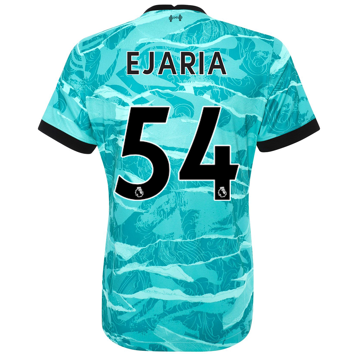 Damen Fußball Ovie Ejaria #54 Auswärtstrikot Blau Trikot 2020/21 Hemd