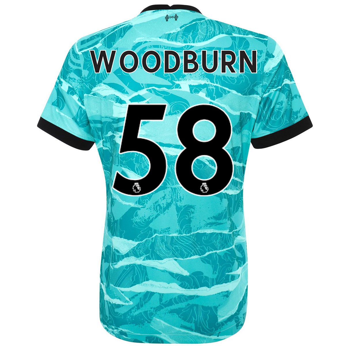 Damen Fußball Ben Woodburn #58 Auswärtstrikot Blau Trikot 2020/21 Hemd