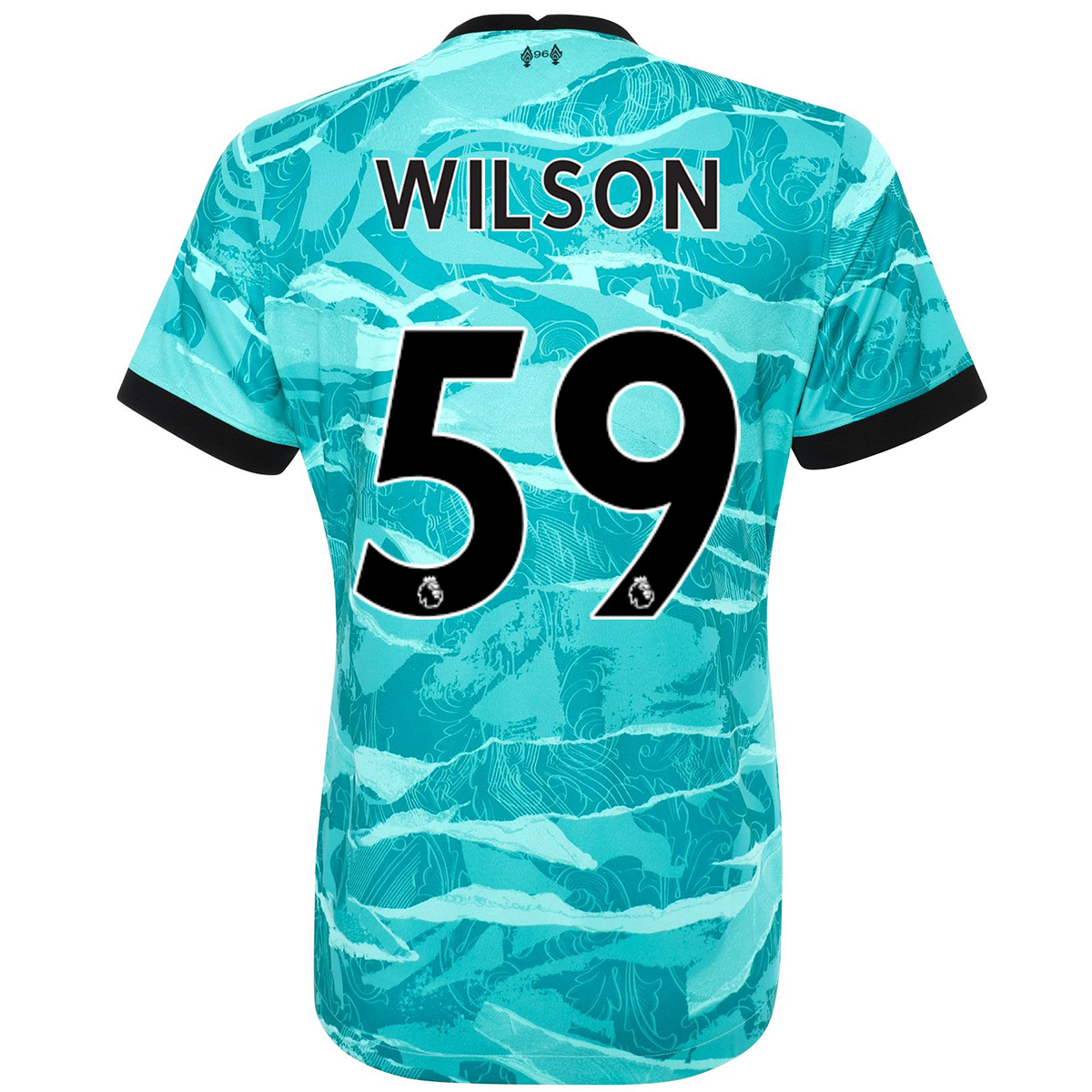 Damen Fußball Harry Wilson #59 Auswärtstrikot Blau Trikot 2020/21 Hemd