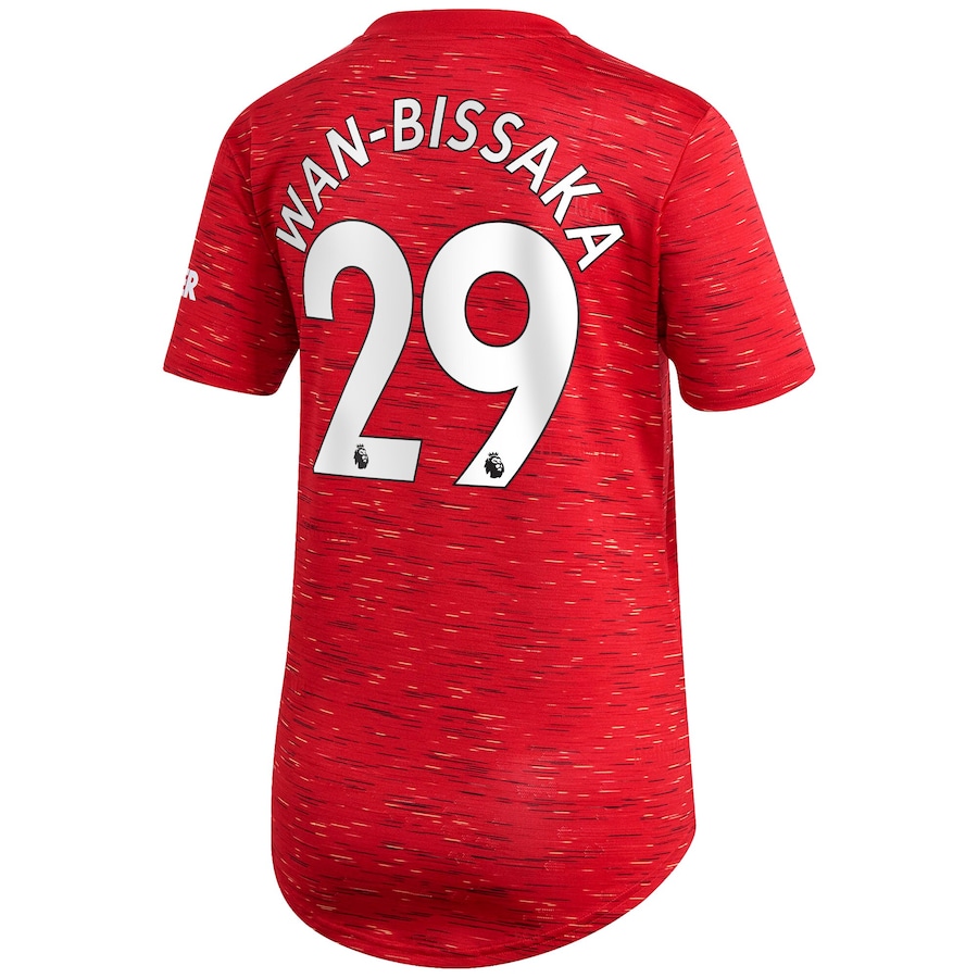 Damen Fußball Aaron Wan-Bissaka #29 Heimtrikot Rot Trikot 2020/21 Hemd