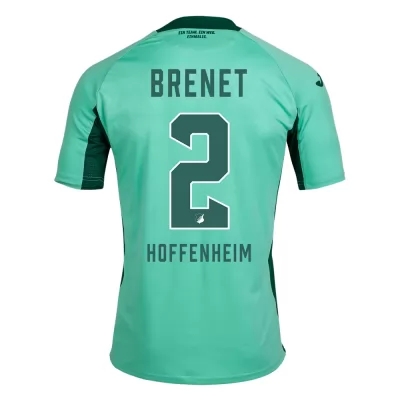 Herren Fußball Joshua Brenet 2 Auswärtstrikot Grün Trikot 2019/20 Hemd