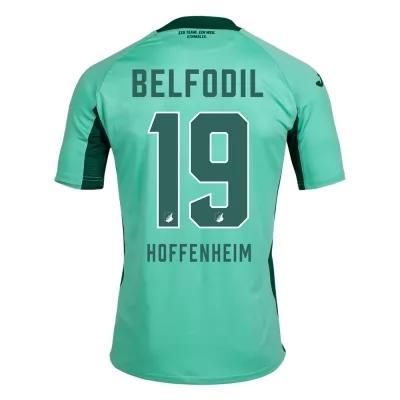 Herren Fußball Ishak Belfodil 19 Auswärtstrikot Grün Trikot 2019/20 Hemd