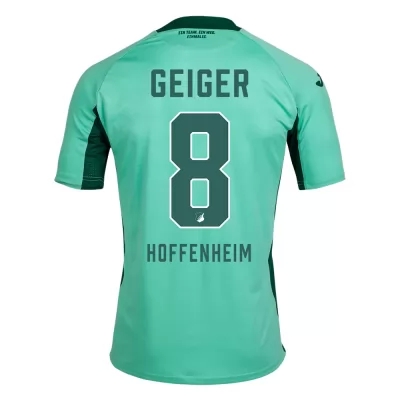 Herren Fußball Dennis Geiger 8 Auswärtstrikot Grün Trikot 2019/20 Hemd