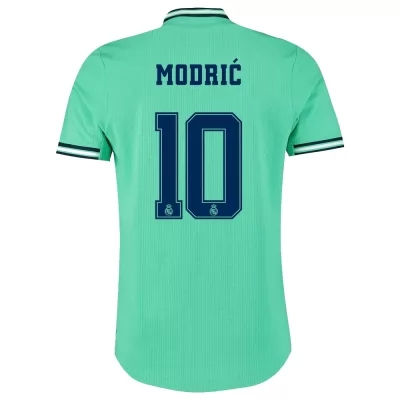 Herren Fußball Luka Modric 10 Ausweichtrikot Grün Trikot 2019/20 Hemd
